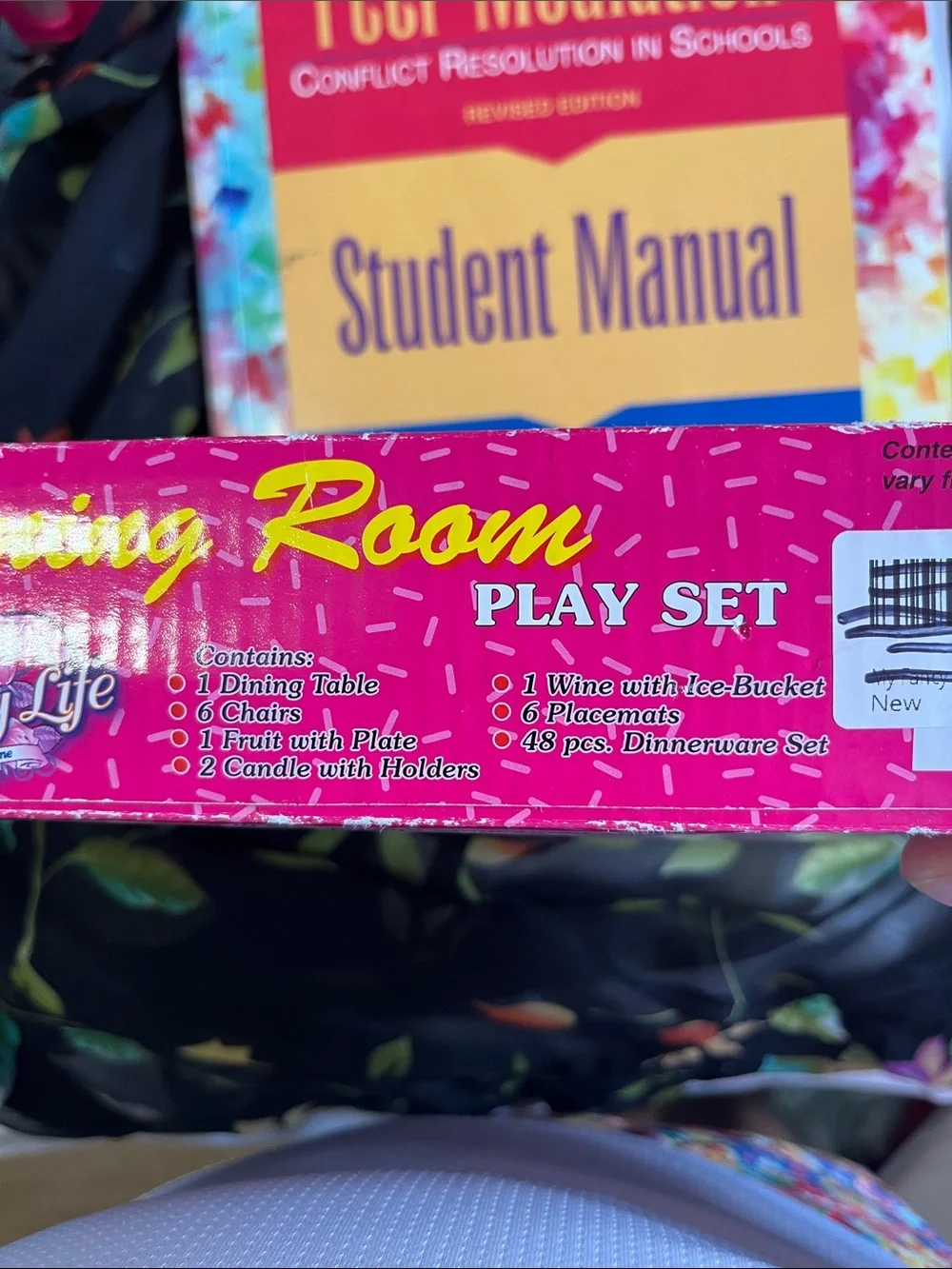 Pink Dollhouse Party Accessory Set
